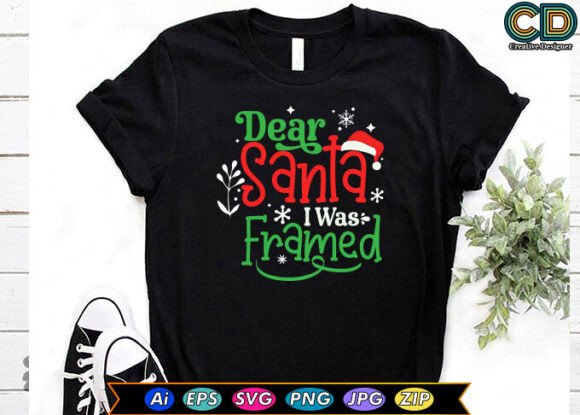 Dear Santa, I Was Framed Embroidery Design Review