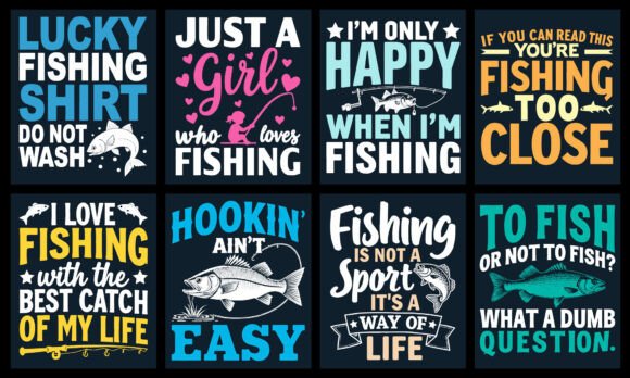 Fishing T-Shirt Design Bundle Review for Real Projects