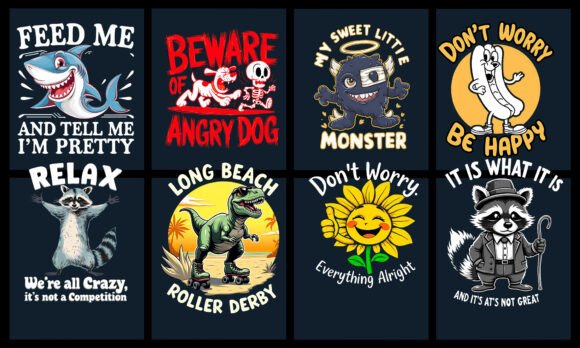 Funny Png T-Shirt Bundle: A Design That Works With Humor