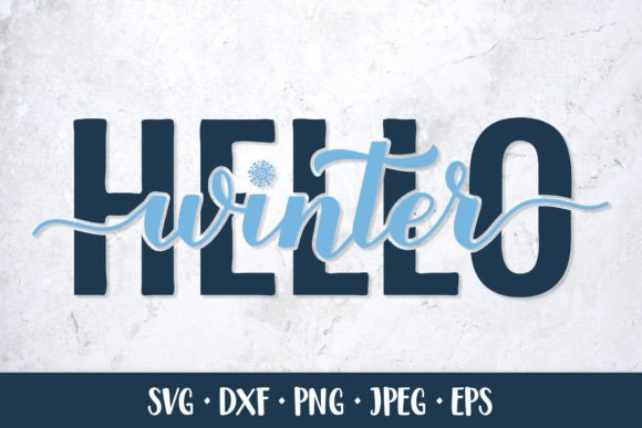 Hello Winter SVG: A Seasonal Calligraphy Design for Real Projects