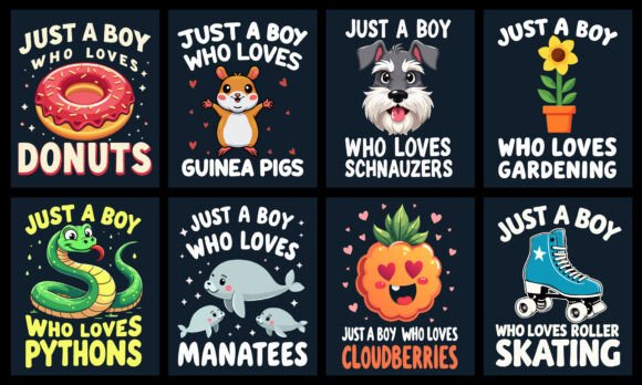 Just a Boy Who Loves T-Shirt Design Review