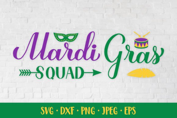 Mardi Gras Squad SVG: A Fun, Bold Embroidery Design for Real Projects