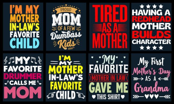 Mother Mummy Mom T-Shirt Design Bundle Review