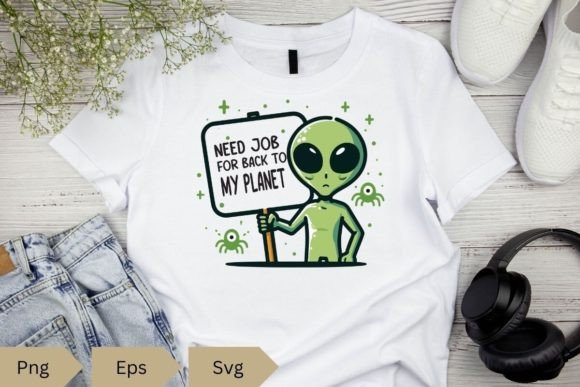 NEED JOB for BACK to MY PLANET T-Shirt Review