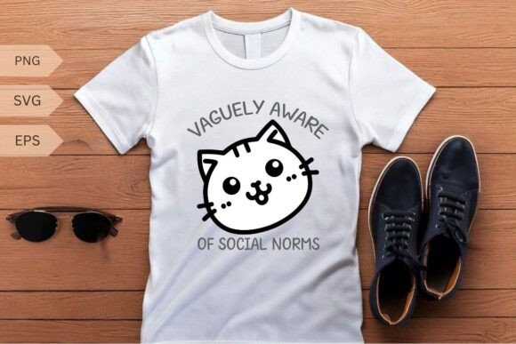 Vaguely Aware of Social Norms Cat Vector: A Designer’s Perspective
